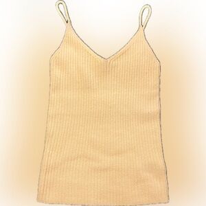 American Eagle Outfitters Cream Knit Camisole M